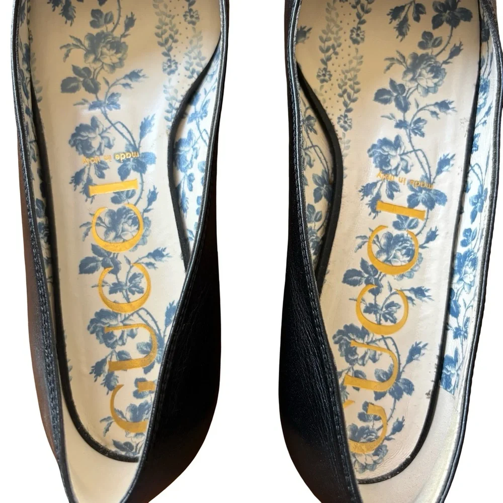 Gucci Leather Ballet Flat Size 40.5 or 10.5 GUC - Picture 3 of 16